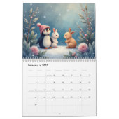 Winter Dieren Kalender (Feb 2027)