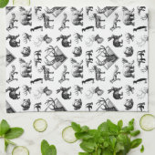 Winter Dieren Tea Towel Theedoek (Gevouwen)