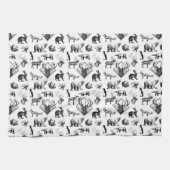 Winter Dieren Tea Towel Theedoek (Horizontaal)