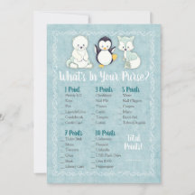 Winter Dieren Wat Zit Er In Je Tas Shower Spel