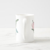 Winter dingen beenderporseleinmok porselein kop (Achterkant)