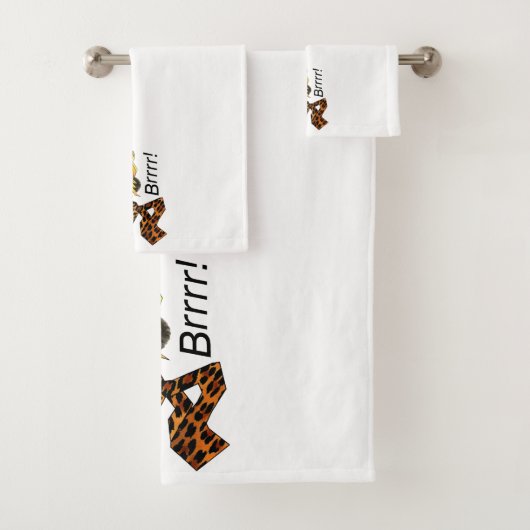"Winter DIVA" Brrr! Bad Handdoek (Insitu)
