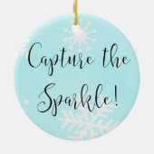 "Winter DIVA" keramisch Ornament (Achterkant)