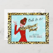 WINTER DIVA - Live Love Sparkle! Briefkaart (Voorkant / Achterkant)