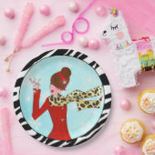 "Winter DIVA" Papieren Bordje (Feest)