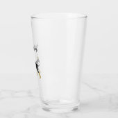 Winter Dog van Bordeaux en tekst Glas (Links)