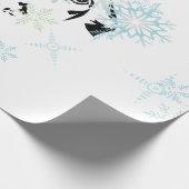 Winter Dog van Denemarken Cadeaupapier (Hoek)