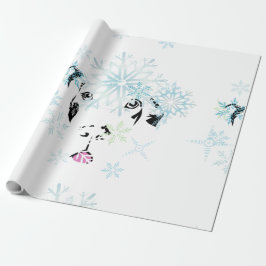 Winter Dog van Denemarken Cadeaupapier