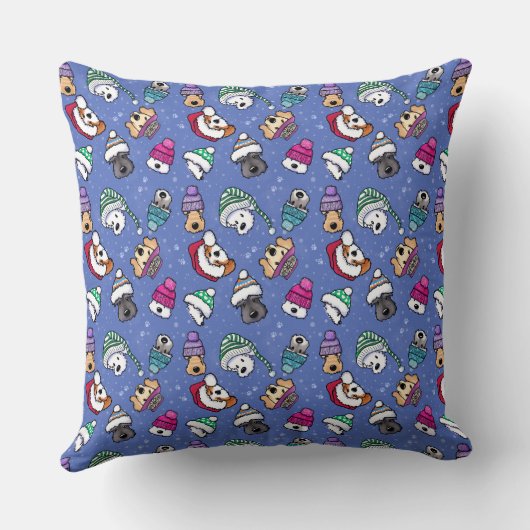 Winter Dogs Kussen (Achterkant)