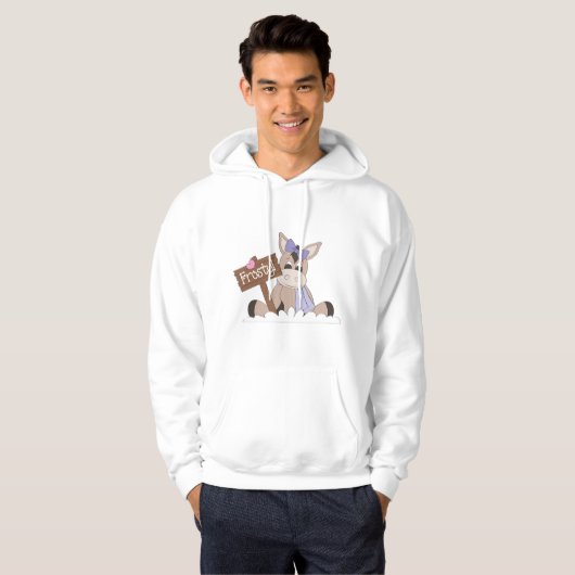 Winter Donkey Hoodie (Voorkant volledig)