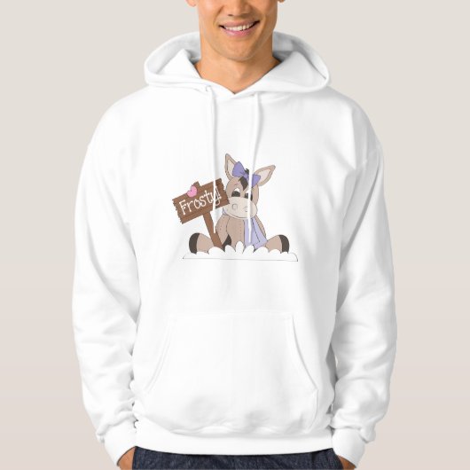 Winter Donkey Hoodie (Voorkant)