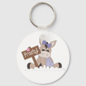 Winter Donkey Sleutelhanger (Voorkant)