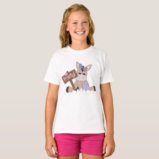 Winter Donkey T-shirt (Voorkant volledig)