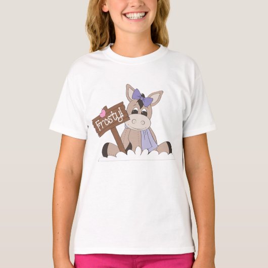 Winter Donkey T-shirt (Voorkant)