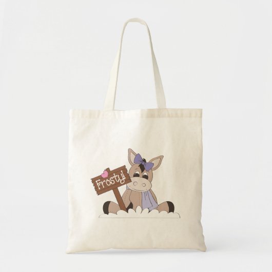 Winter Donkey Tote Bag (Voorkant)
