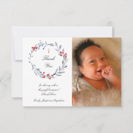 winter doop dank u kaart