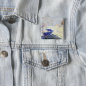 Winter (door Guy Rose) Vierkante Button 5,1 Cm (In situ)