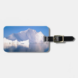 Winter door Icebergs Bagagelabel