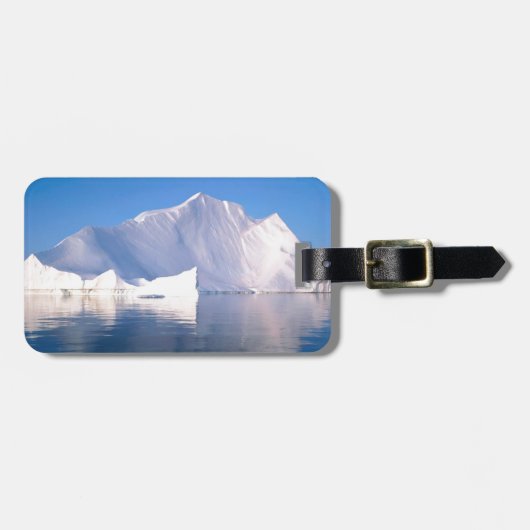 Winter door Icebergs Bagagelabel (Voorkant horizontaal)