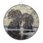 Winter (door Vilhelms Purvitis) Dartbord (Voorkant)