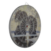 Winter (door Vilhelms Purvitis) Dartbord (Voorkant Links)