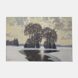 Winter (door Vilhelms Purvitis) Deurmat