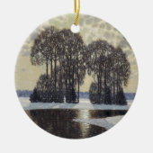 Winter (door Vilhelms Purvitis) Keramisch Ornament (Voorkant)