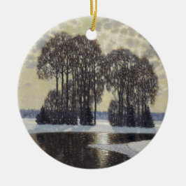 Winter (door Vilhelms Purvitis) Keramisch Ornament