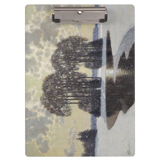 Winter (door Vilhelms Purvitis) Klembord (Voorkant)