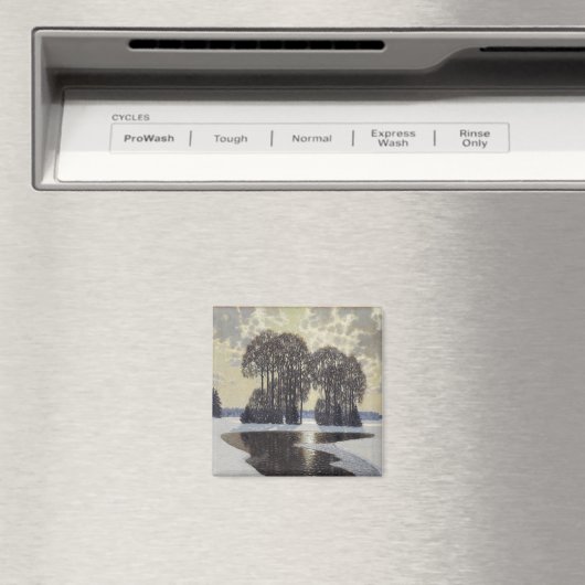 Winter (door Vilhelms Purvitis) Magneet (Insitu (Vaatwasser))