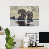 Winter (door Vilhelms Purvitis) Poster (Thuiskantoor)