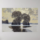 Winter (door Vilhelms Purvitis) Poster (Voorkant)