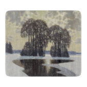 Winter (door Vilhelms Purvitis) Snijplank (Voorkant)