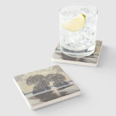 Winter (door Vilhelms Purvitis) Stenen Onderzetter (Zijkant)