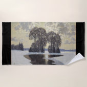 Winter (door Vilhelms Purvitis) Strandlaken (Voorkant)