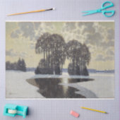 Winter (door Vilhelms Purvitis) Tissuepapier (Craft)