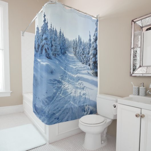 Winter Douchegordijn (In situ)
