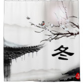 Winter Douchegordijn (Voorkant)