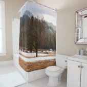 Winter..... Douchegordijn (In situ)