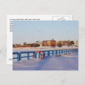 WINTER DOWNTOWN, GRAND HAVEN, MI.  VS. BRIEFKAART (Voorkant / Achterkant)