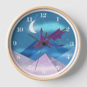Winter Dragon Clock - Genummerd (Voorkant)