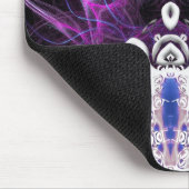 Winter Dragon Fractal Art Mousepad Muismat (Hoek)