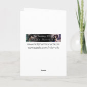 Winter Dream Fairy Fantasy Art Illustratie Kaart (Achterkant)