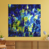 Winter Dreaming Abstract schilderen Canvas Afdruk (Insitu (Woonkamer))