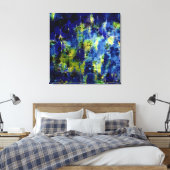 Winter Dreaming Abstract schilderen Canvas Afdruk (Insitu (Slaapkamer))