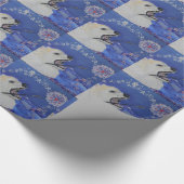 Winter Dreams-an Artist Great Pyreneeën Mountain D Cadeaupapier (Hoek)