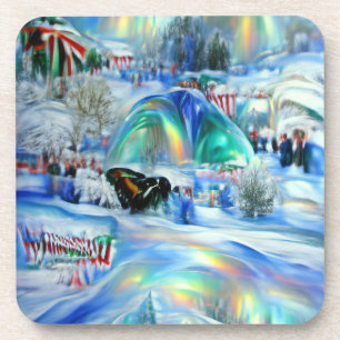Winter Dreamscape Bier Onderzetter