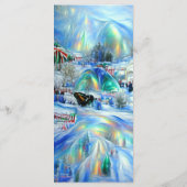 Winter Dreamscape Bladwijzer Menu (Achterkant)
