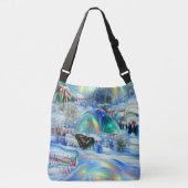 Winter Dreamscape Crossbody Tas (Voorkant)