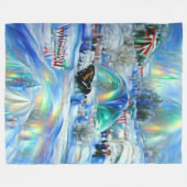 Winter Dreamscape Fleece Deken (Voorkant (Horizontaal))